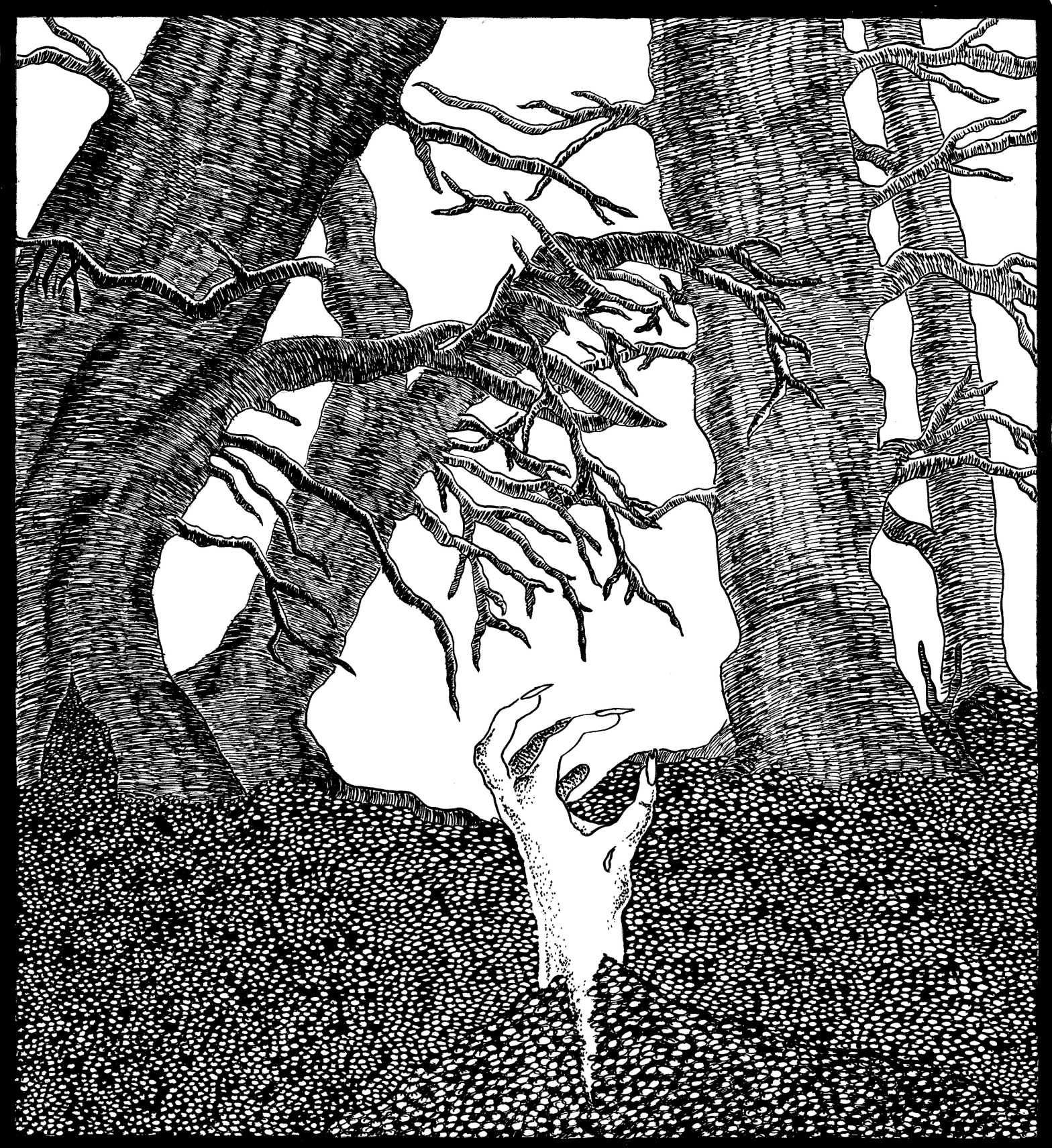 De hand uit het graf